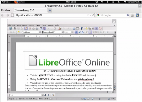 LibreOffice jest pochodną otwartego projektu OpenOffice, który powstał w ubiegłym roku po przejęciu Sun przez Oracle
