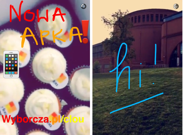 Источник фото: Скриншот Snapchat Gazeta Wyborcza (опрос)  Скриншот Snapchat Старый Бровар (Starybrowar)