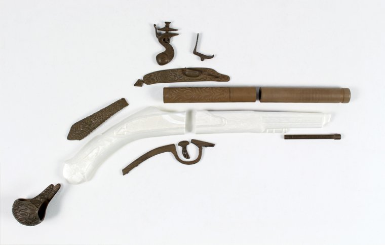 Rocking gun 3D print - раскрывающиеся элементы Фото  GMN получить модели сейчас