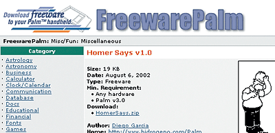 Витрины для бесплатных программ - это бриз на FreewarePalm